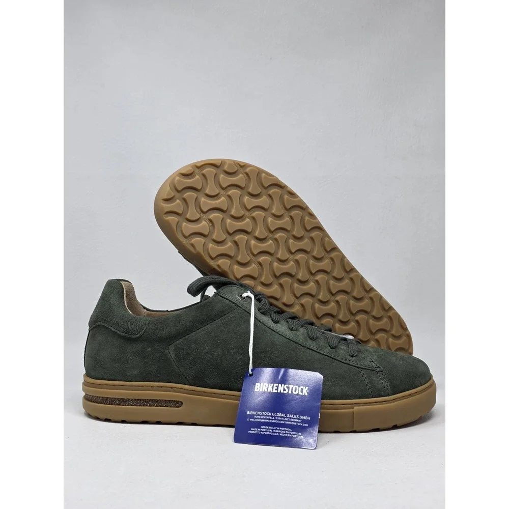 BIRKENSTOCK Bend Low Suede Lace Up Sneakers Mens Size EU 43 US 10- Forest New
